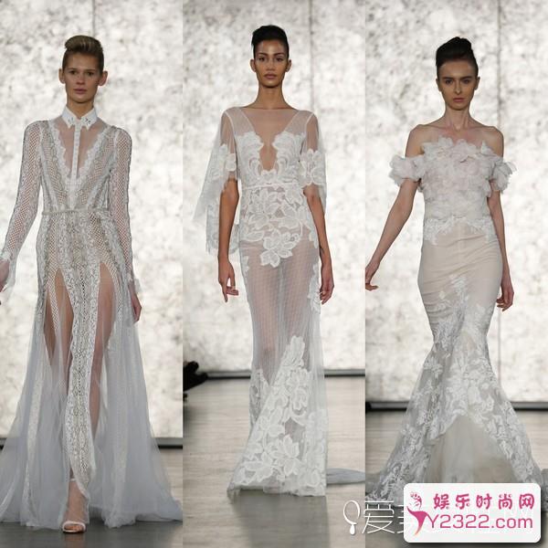 来自以色列的婚纱，美到不行，深V字白色裹胸_Y2OOO.COM第2张
