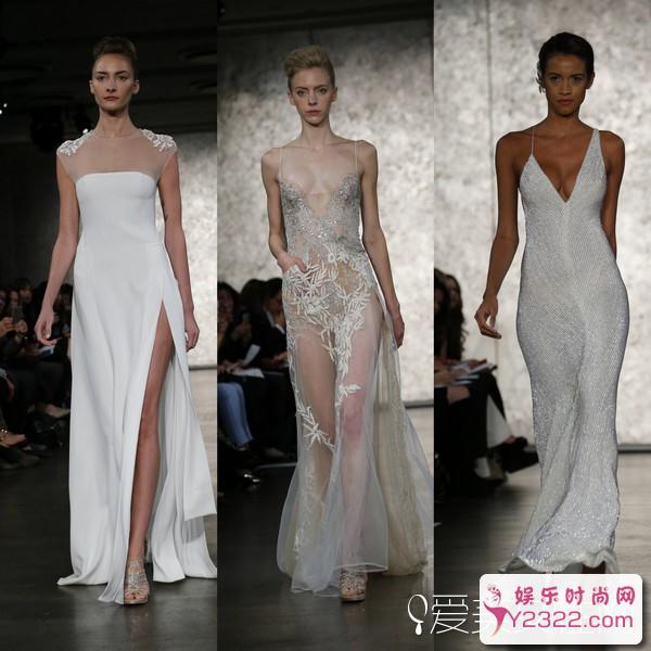 来自以色列的婚纱，美到不行，深V字白色裹胸_Y2OOO.COM第3张