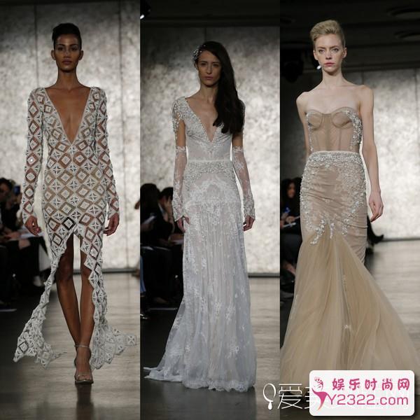 来自以色列的婚纱，美到不行，深V字白色裹胸_Y2OOO.COM第4张