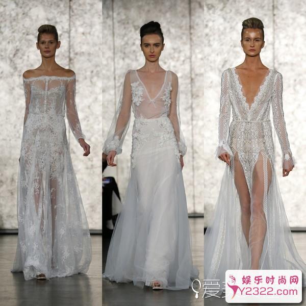 来自以色列的婚纱，美到不行，深V字白色裹胸_Y2OOO.COM第4张