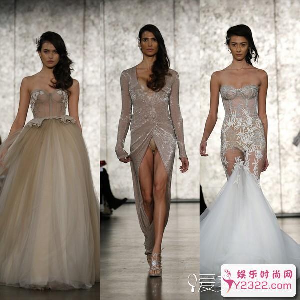 来自以色列的婚纱，美到不行，深V字白色裹胸_Y2OOO.COM第5张