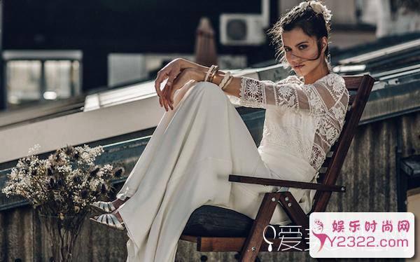 法国Laure De Sagazan 发布2016年婚纱系列广告大片1_m.y2ooo.com