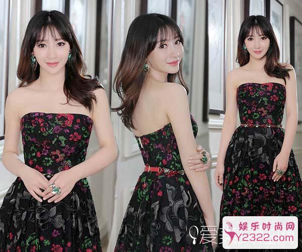 一起来看看wuli柳岩女神的抹胸裙造型吧_m.y2ooo.com