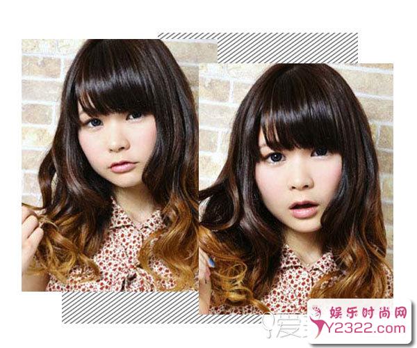 9款蓬松日系长卷发,轻松解决额头窄脸宽的问题_Y2OOO.COM第6张
