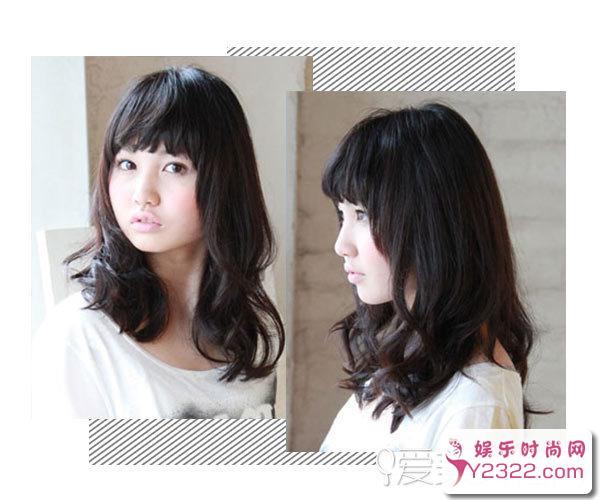 9款蓬松日系长卷发,轻松解决额头窄脸宽的问题_Y2OOO.COM第7张