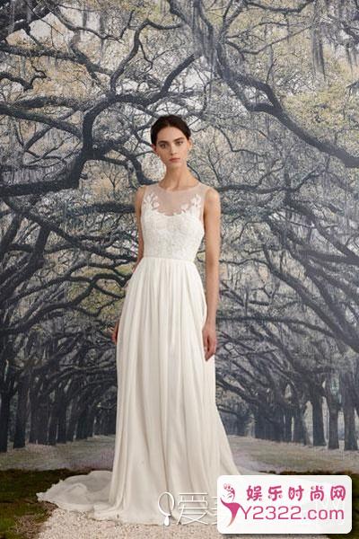 穿上这些婚纱的新娘都宛如优雅灵动的林中仙子。_Y2OOO.COM第1张