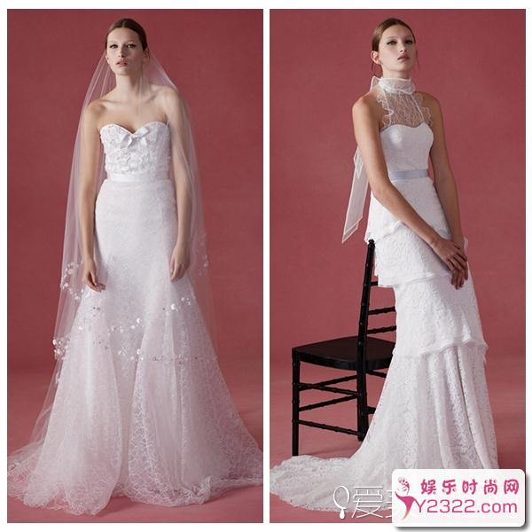 Oscar de la Renta 2016秋冬婚纱系列，依旧是优雅精致_第2页_m.y2ooo.com