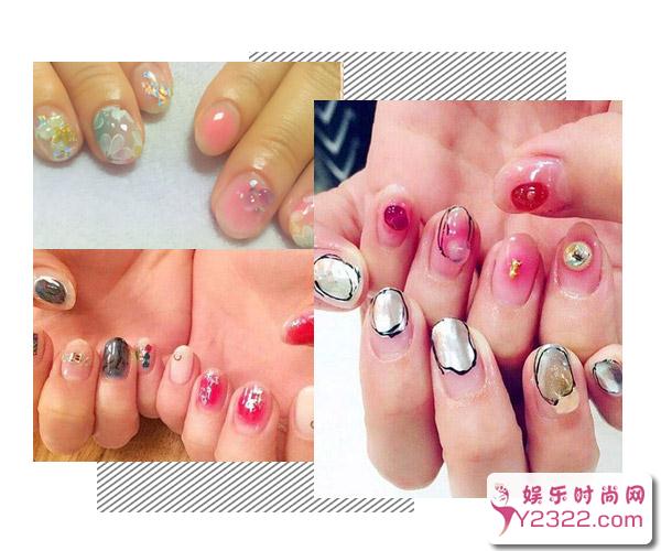 指甲上掀起了“混搭风”——两只手上涂上颜色完全不同的美甲！_Y2OOO.COM第4张
