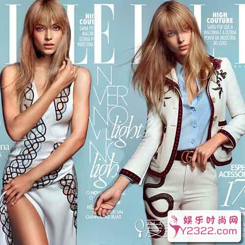 汉娜·弗格森登上《Elle》杂志封面，并拍摄一组时尚写真_m.y2ooo.com