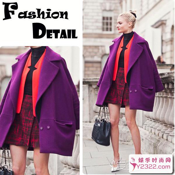  给冬天来点"颜色" 绚丽冬装穿起来 