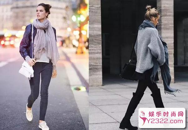 冬天围围巾搭配什么发型才最美 5种方法让你美美出门_Y2OOO.COM第10张