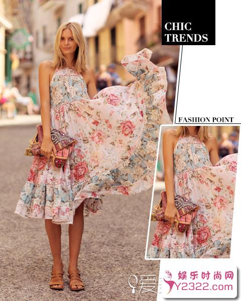 看潮人们如何将碎花连衣裙穿出时髦味的 颠覆小清新_第7页_m.y2ooo.com