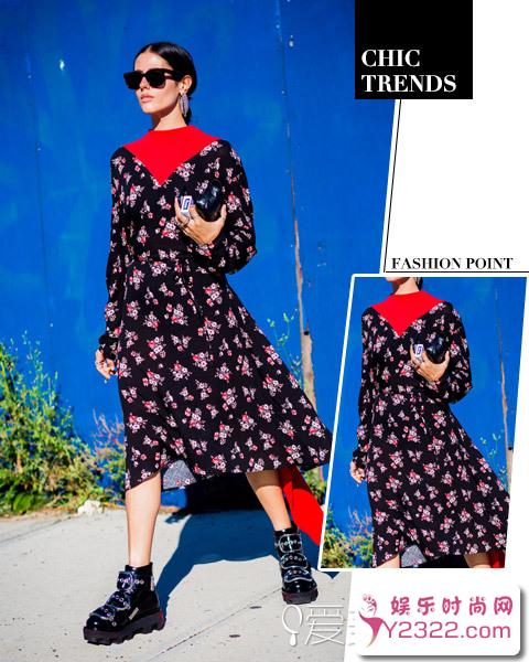 看潮人们如何将碎花连衣裙穿出时髦味的 颠覆小清新_Y2OOO.COM第4张