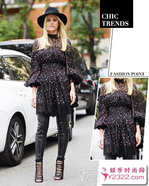 看潮人们如何将碎花连衣裙穿出时髦味的 颠覆小清新_Y2OOO.COM第6张