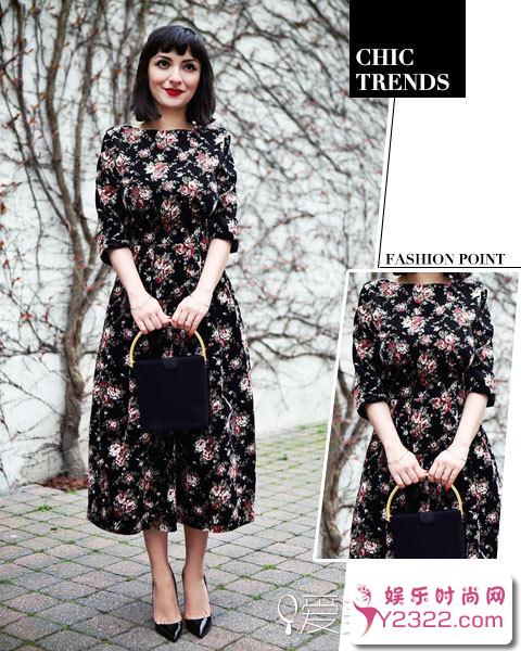 看潮人们如何将碎花连衣裙穿出时髦味的 颠覆小清新_第8页_m.y2ooo.com