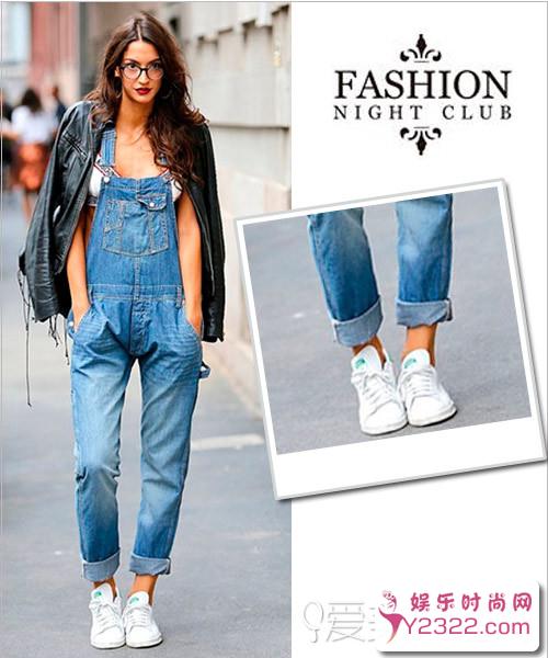背带款工装裤怎么穿才最潮？工装裤最IN搭配法_Y2OOO.COM第6张