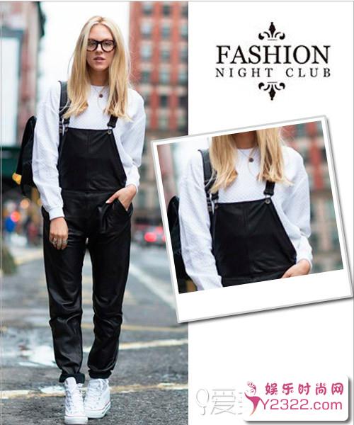 背带款工装裤怎么穿才最潮？工装裤最IN搭配法_Y2OOO.COM第8张