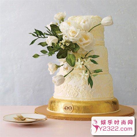 唯美浪漫的婚礼怎能少蛋糕 让你们的爱情在个性鲜花婚礼蛋糕中绽放_Y2OOO.COM第1张