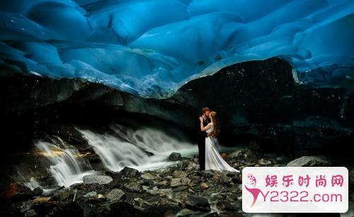 浪漫美cry冰洞婚纱照分享 女人向往的婚纱照_Y2OOO.COM第3张