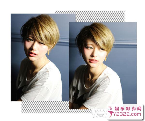 染发什么颜色显皮肤白？金色头发搭配什么样的发型好看_Y2OOO.COM第5张