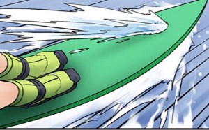人鱼公主传漫画：独特的滑水板