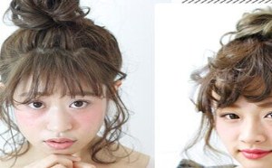 高高的丸子头造型突出又显清纯活力，受到大批女生的欢迎