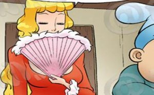 色漫画：原来贞操带贵有贵的好处